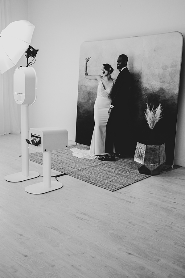 Package 1 photo booth setup
